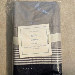 POTTERY BARN CRIB SKIRT